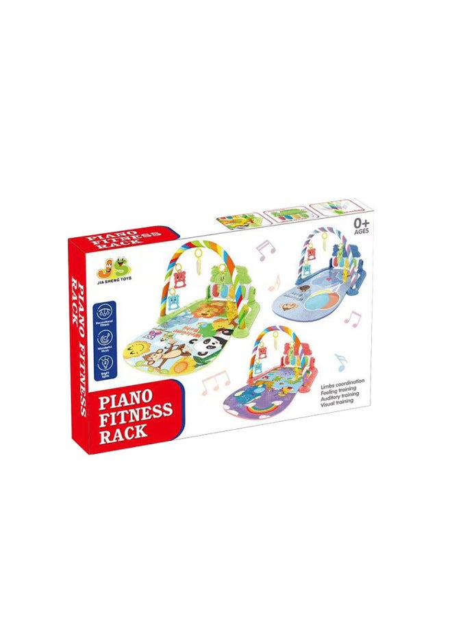 Baby Pedal Fitness Rack 0-36 Months Early Education Educational Toys Game Music Light Crawling Mat - Image 5